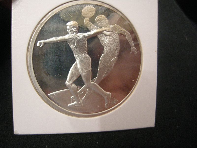 (afbeelding voor) 10 euro Griekenland 2003 Discuswerpen Proof